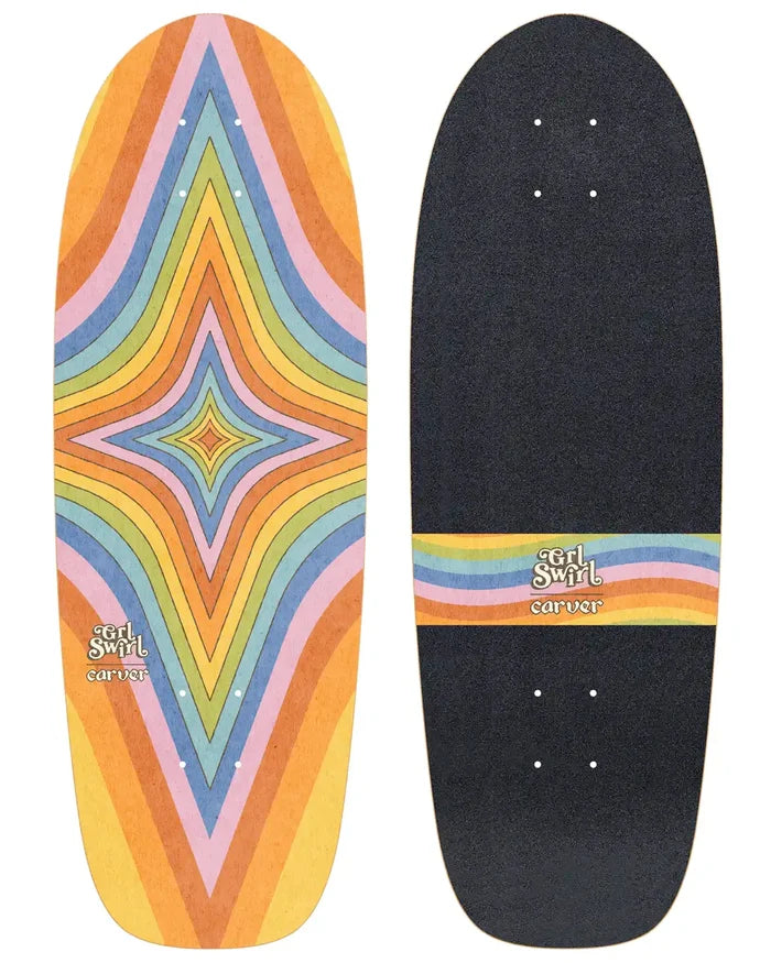 Grlswirl Daydream Cruiser Surfskate Deck