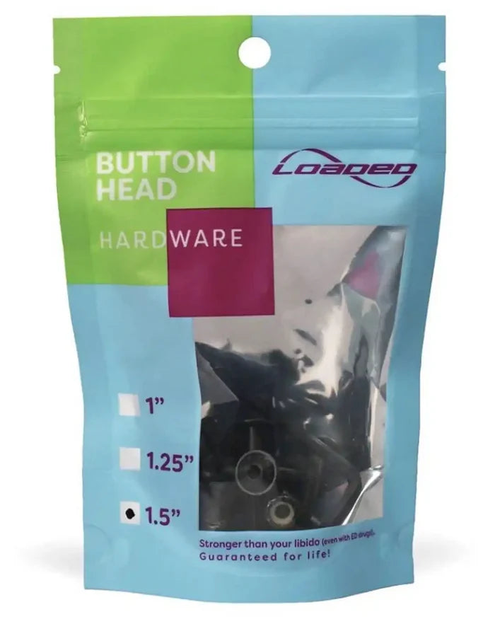Hardware Button Head 1.5" - Black