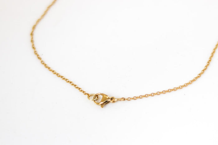 Heart bracelet, gold tone chain bracelet, small heart bead charm bracelet, personalised