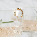 Gold earrings Hearth Cuff - LLUME Jewelry