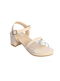 HEEL SHOES WITH CLEAR STRAP