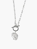 HERKIMER DIAMOND PAPER CHAIN TOGGLE NECKLACE - My Store