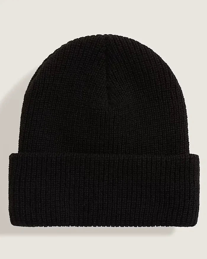 Hex Patch Cuff Beanie - Black