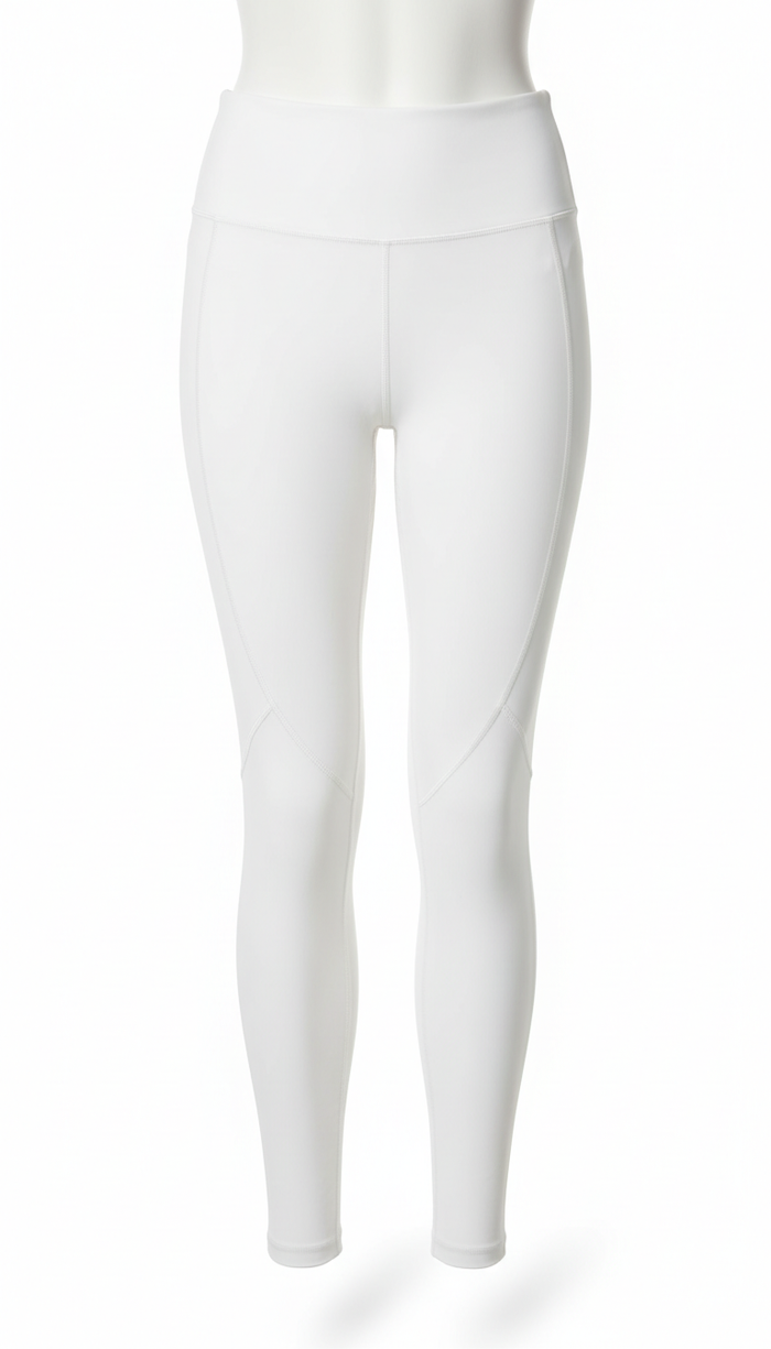 High-Waisted Leggings in Cloud White