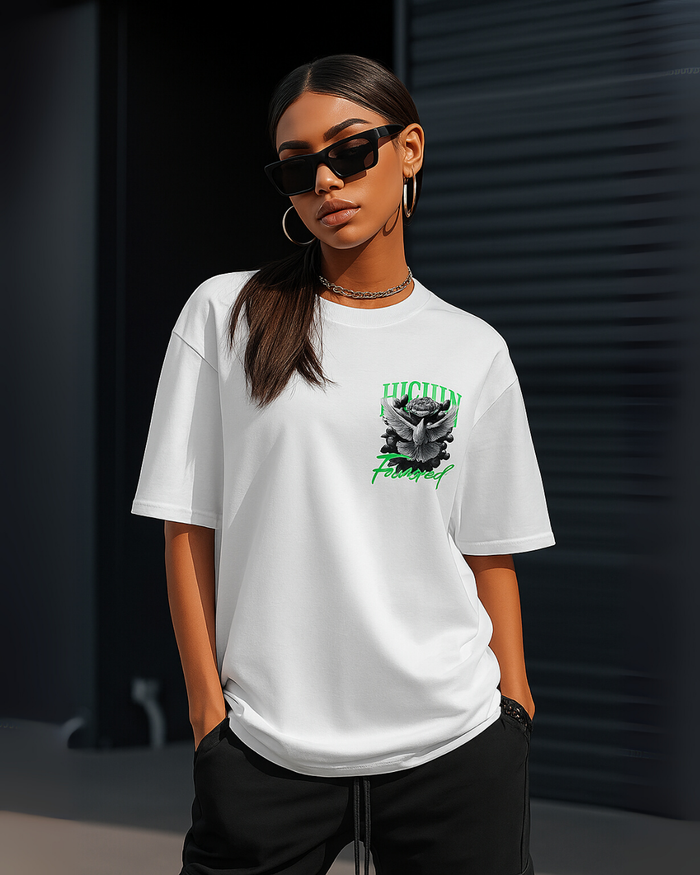 “Highly Favoured” – Oversized T-Shirt