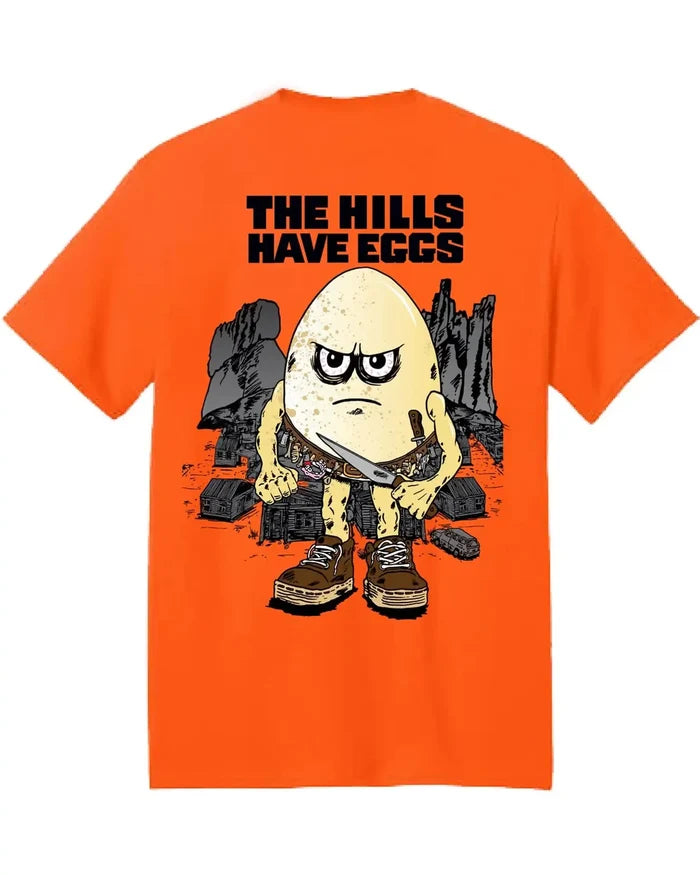 Hills Have Eggs T-Shirt - Orange