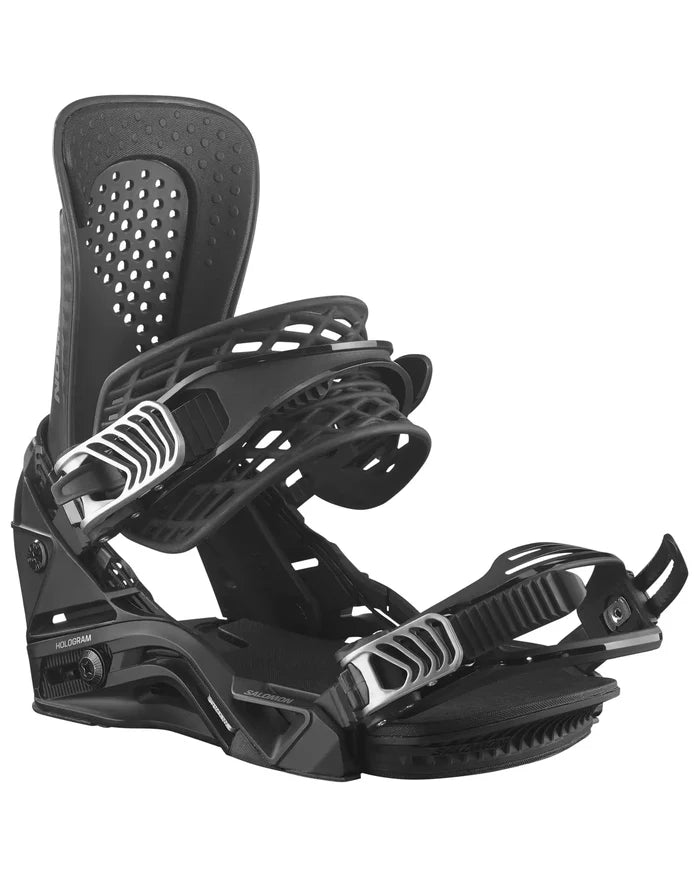 Hologram Snowboard Bindings - Black 2027