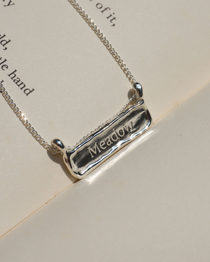 Horizontal Signature Necklace