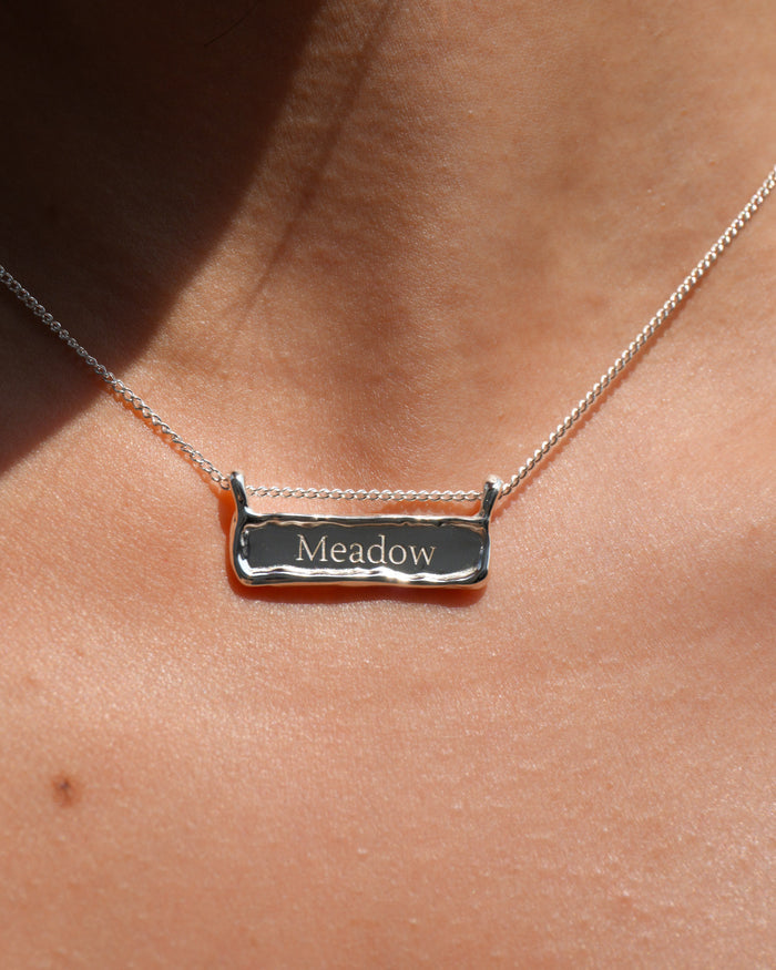 Horizontal Signature Necklace
