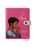 I Can Do All Things A5 Lined Notebook – with UV DTF Decal