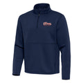 Illinois Basketball Script Men's Navy Quarter-Zip Pullover