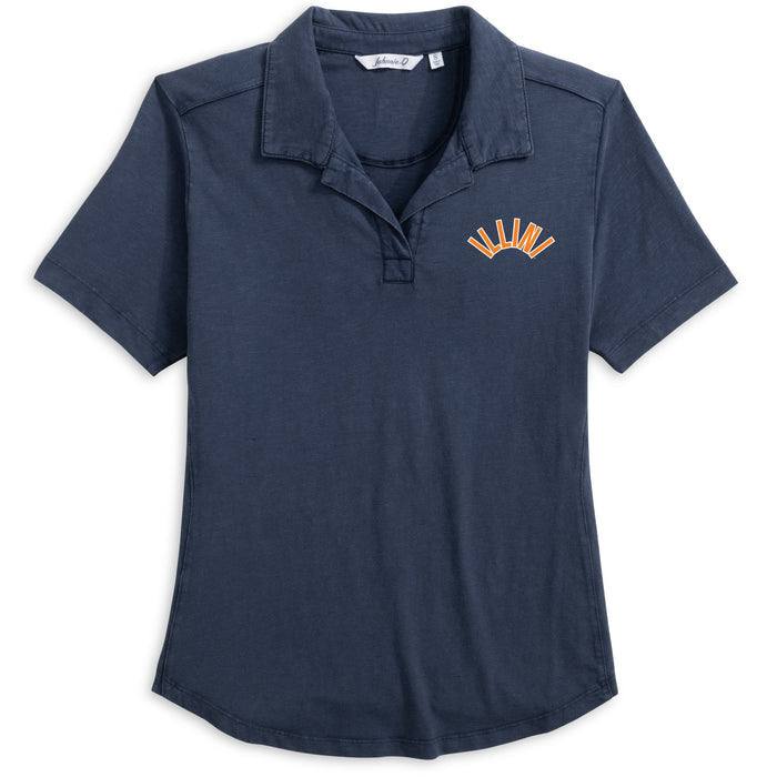 Illinois Fighting Illini Women's Coastal Wash Polo