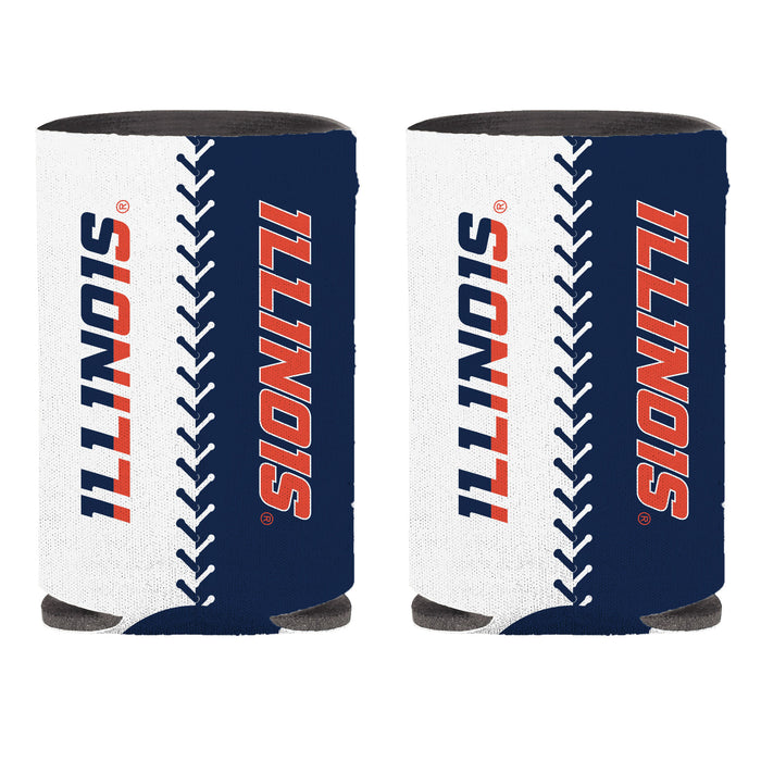 Illinois Koozie Football Wordmark