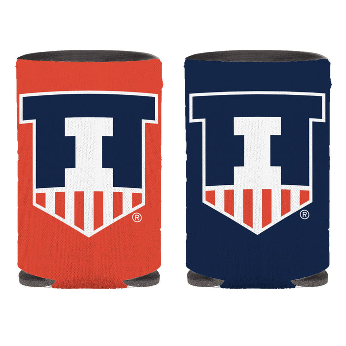 Illinois Koozie Two-Sided Shield