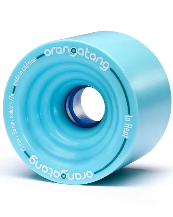 In Heat Longboard Wheels - Blue