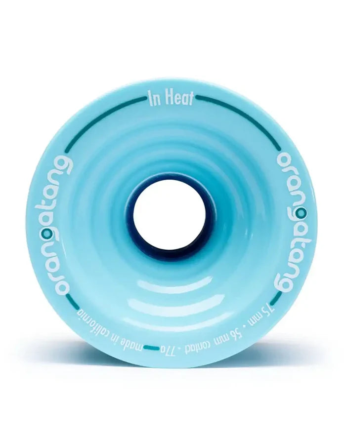 In Heat Longboard Wheels - Blue