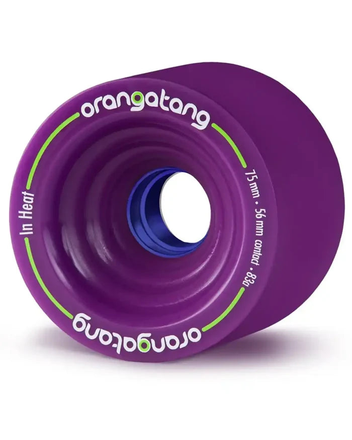In Heat Longboard Wheels - Purple