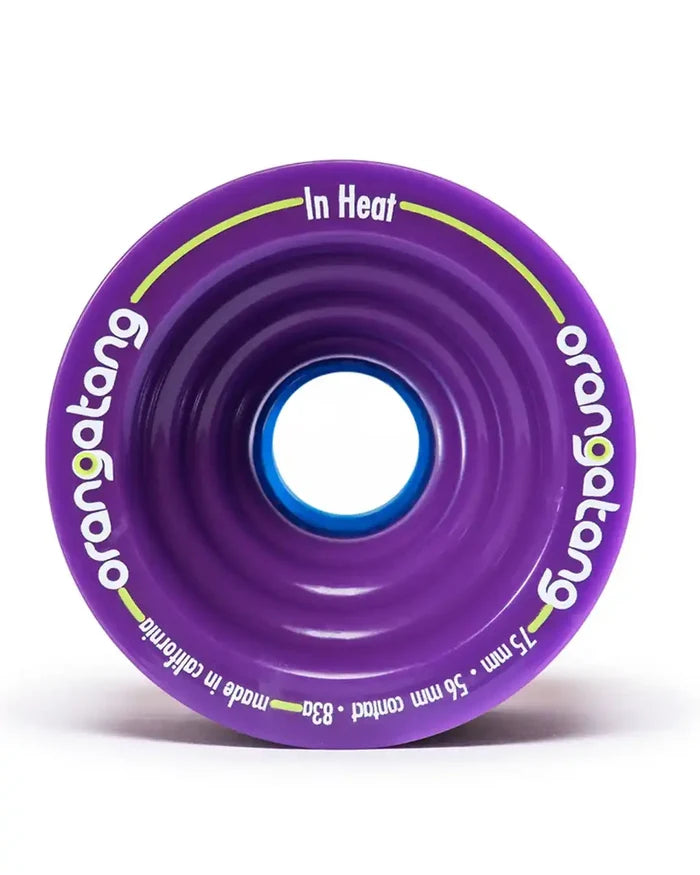 In Heat Longboard Wheels - Purple