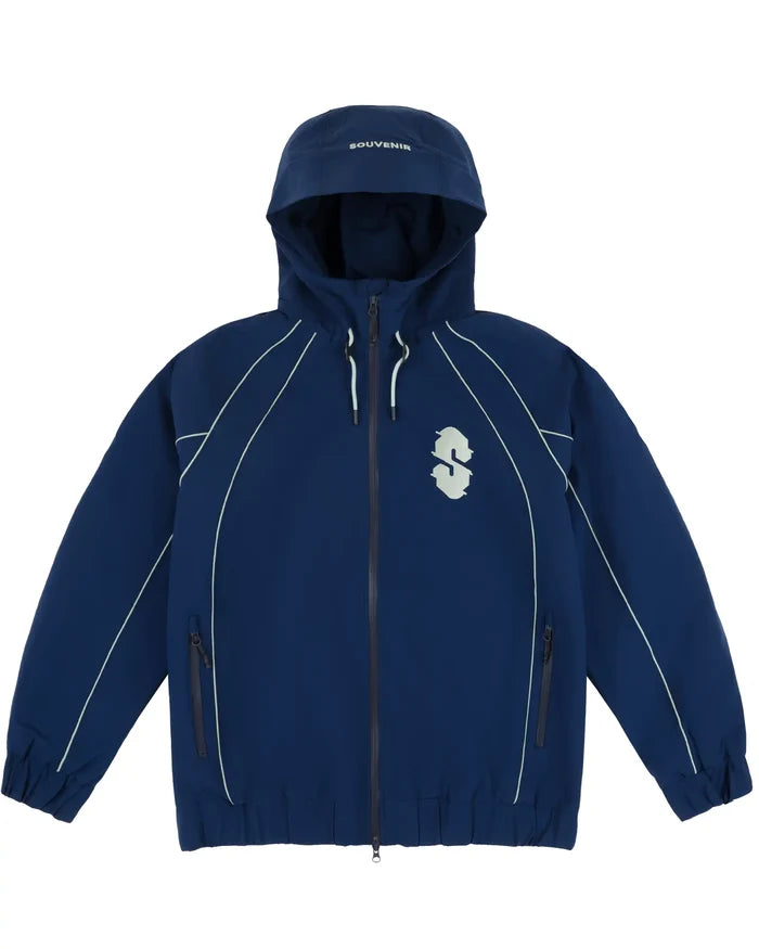 Insulated Track Jacket Winter Jacket - Navy