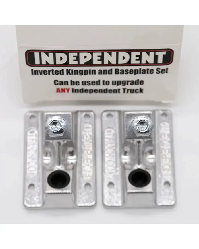 Inverted Kingpin and Baseplate Set - Silver