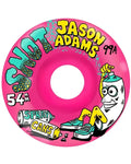 Jason Adams Spray Cans 99A Skateboard Wheels - Pink 54mm
