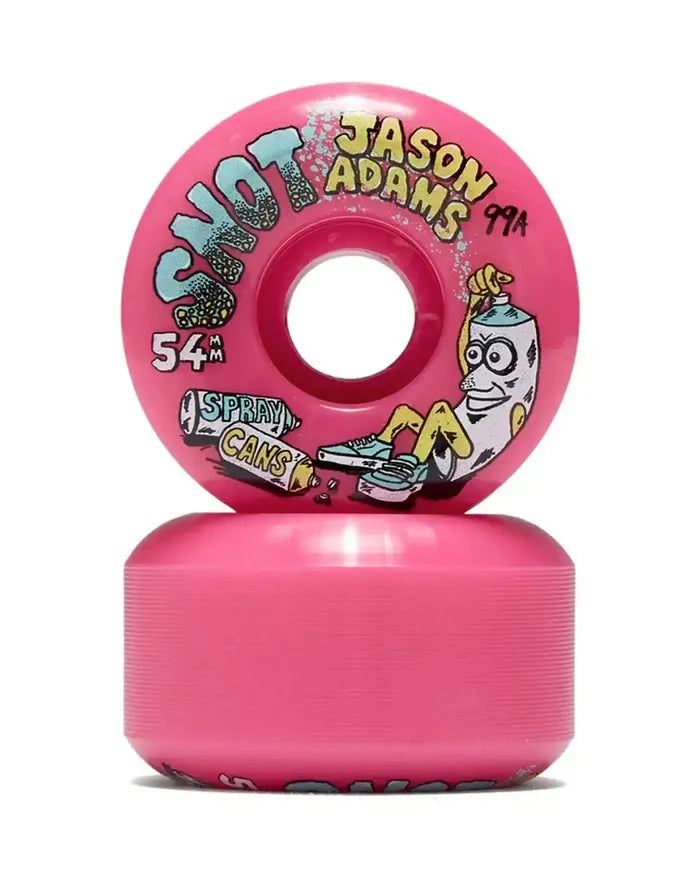 Jason Adams Spray Cans 99A Skateboard Wheels - Pink 54mm