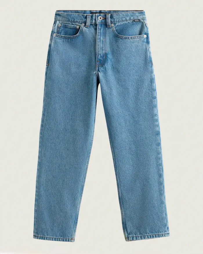 Kids Check-5 Loose Denim Pants - Stonewash/Blue