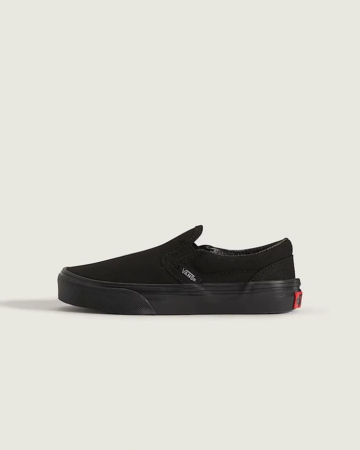 Kids Classic Slip-On Shoes - Black/Black