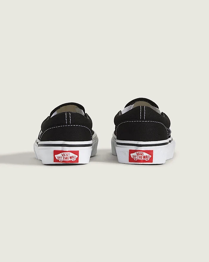 Kids Classic Slip-On Shoes - Black/True White
