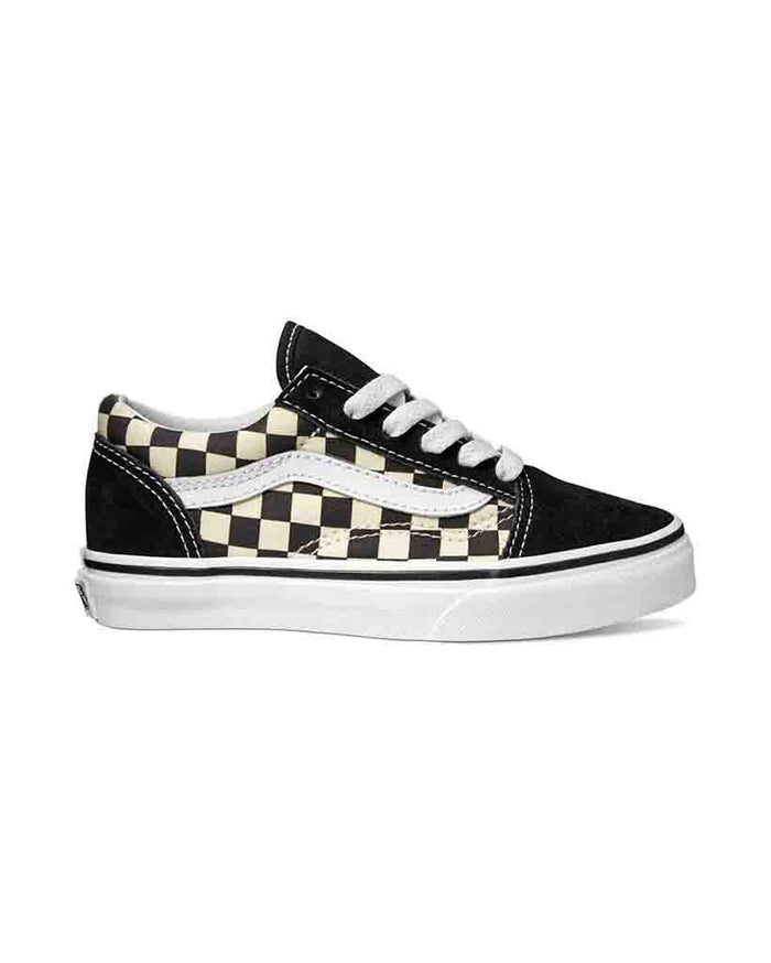Kids Old Skool Shoes - Primary Check - Boutique Adrenaline