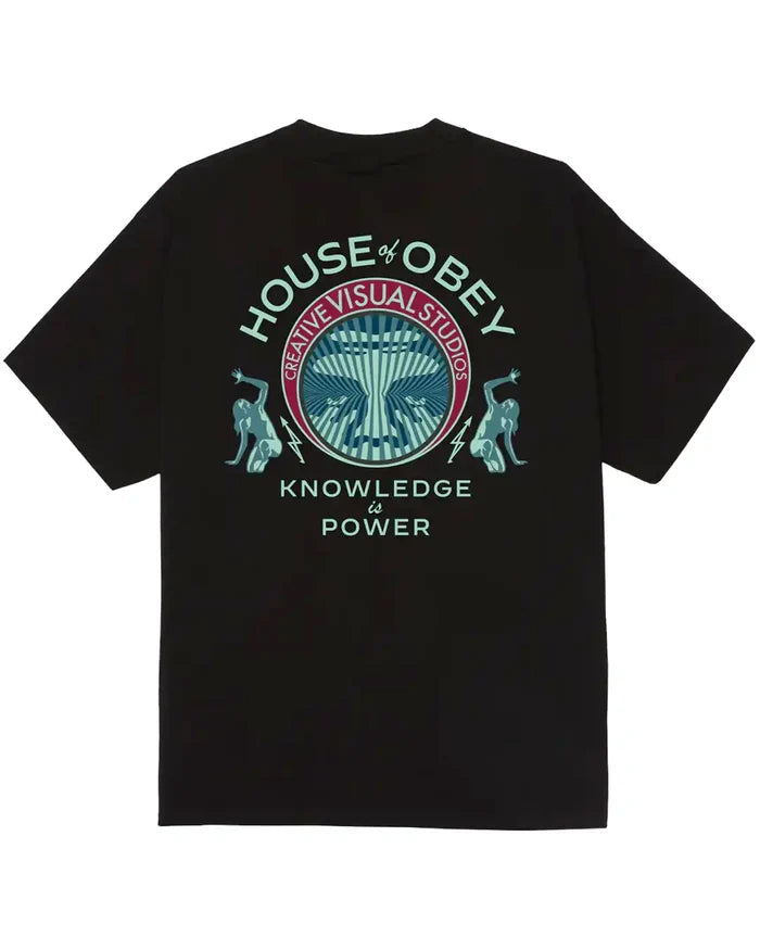 Knowledge Is Power T-Shirt - Black