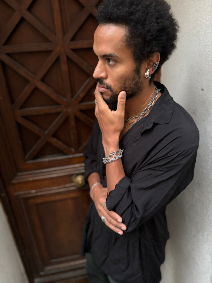 Lacy Veil Ear Cuff