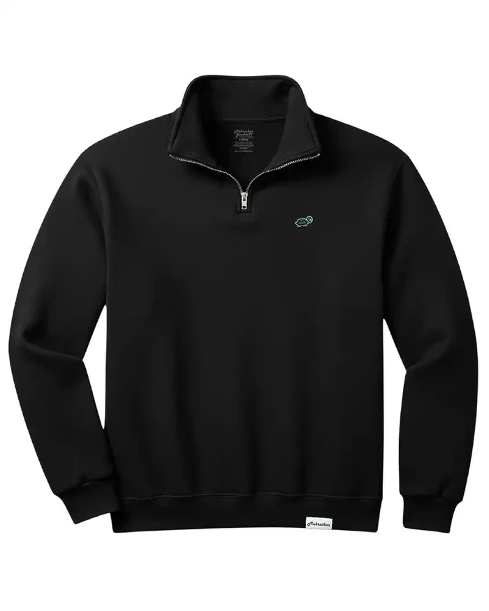Lamehra Quater Zip Sweatshirt - Black