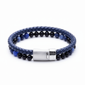 Leather & Bead Bracelet