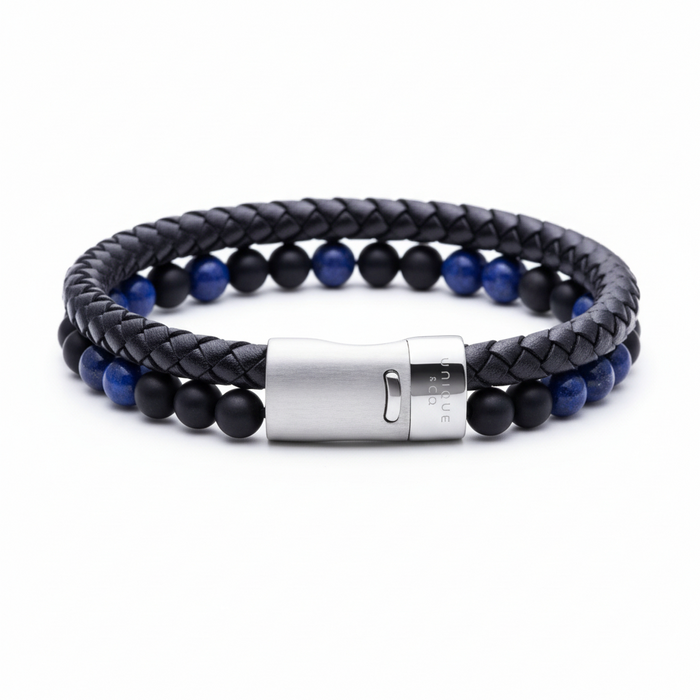 Leather & Bead Bracelet