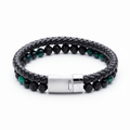 Leather & Bead Bracelet