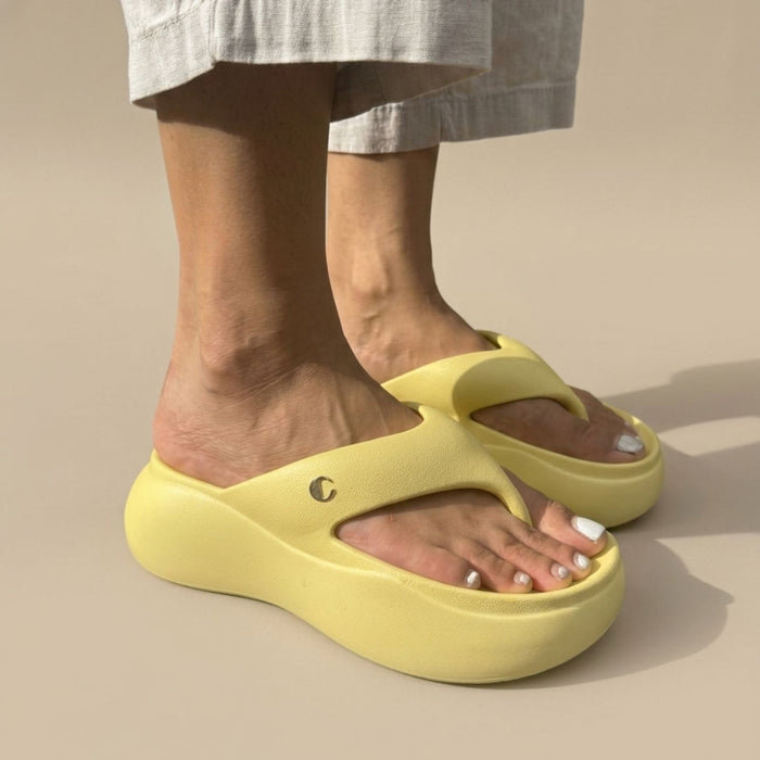 Lemon Tart Thong Slides