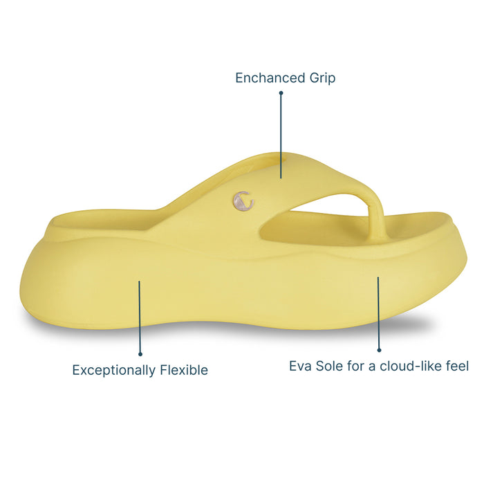 Lemon Tart Thong Slides