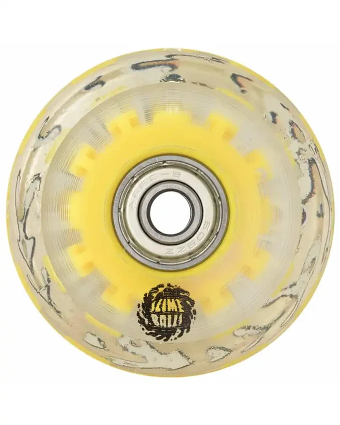 Light Ups Pg Slime 78A Longboard Wheels - Red/Yellow 60mm