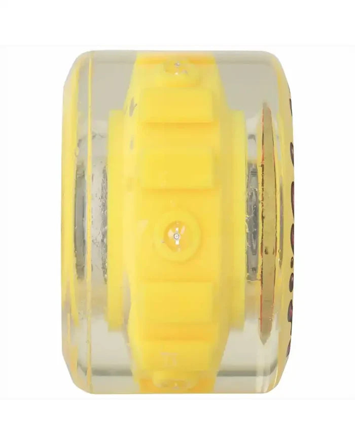 Light Ups Pg Slime 78A Longboard Wheels - Red/Yellow 60mm