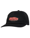 Lil Demon Script Strapback Hat - Black/Red/Cream