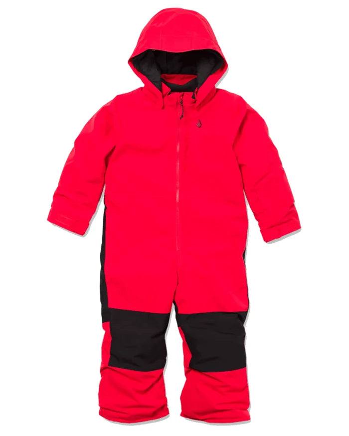 Little Flurry One Piece Kid's Winter Suit - Bright Cherry