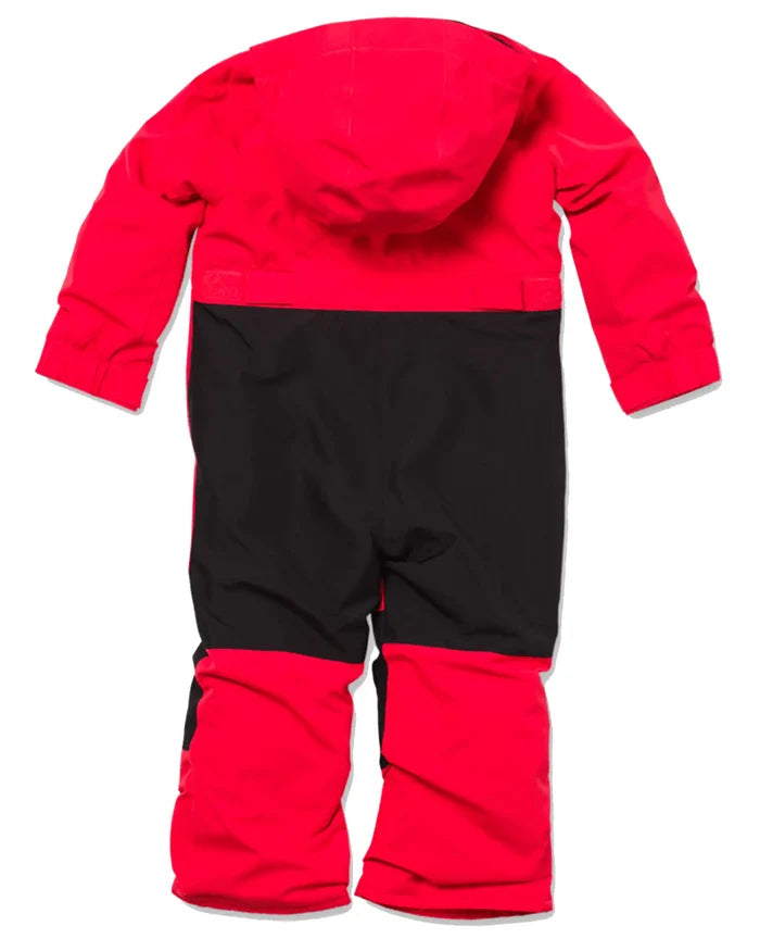 Little Flurry One Piece Kid's Winter Suit - Bright Cherry