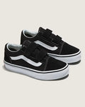 Little Kids Old School V Shoes - Black/True White