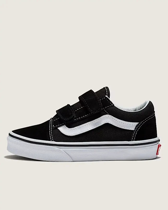 Little Kids Old School V Shoes - Black/True White