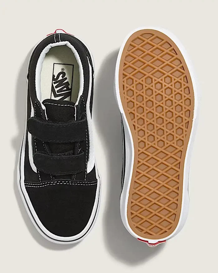 Little Kids Old School V Shoes - Black/True White
