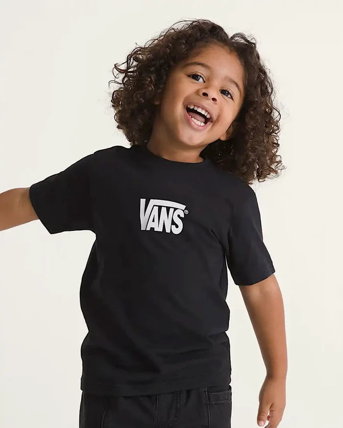 Little Kids Stretch Logo T-Shirt - Black