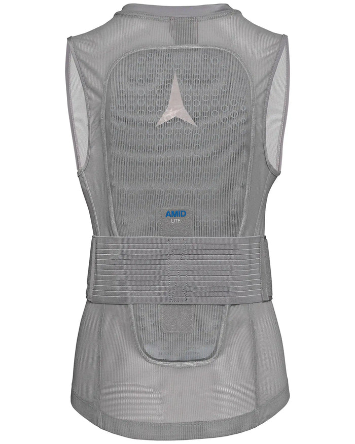 Live Shield Amid Lite Vest W Back Protector - Concrete