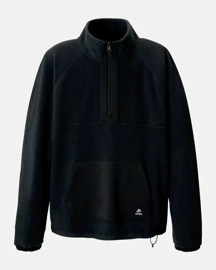 Lodge Half Zip Rec Fleece Fleece - Stealth Black