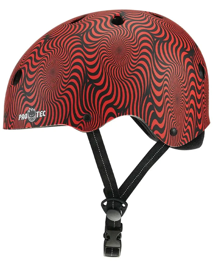 Low Pro Spitfire Helmet Protective Gear - Red Swirl